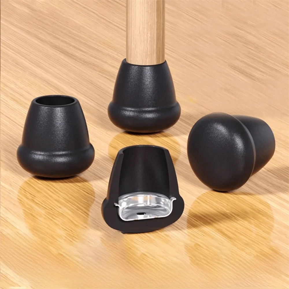 4PCS Wear-resistant Chair Leg Protective Pad Scratch Resistant Noise Reduction Chair Leg Anti- Slip Cover Thickened