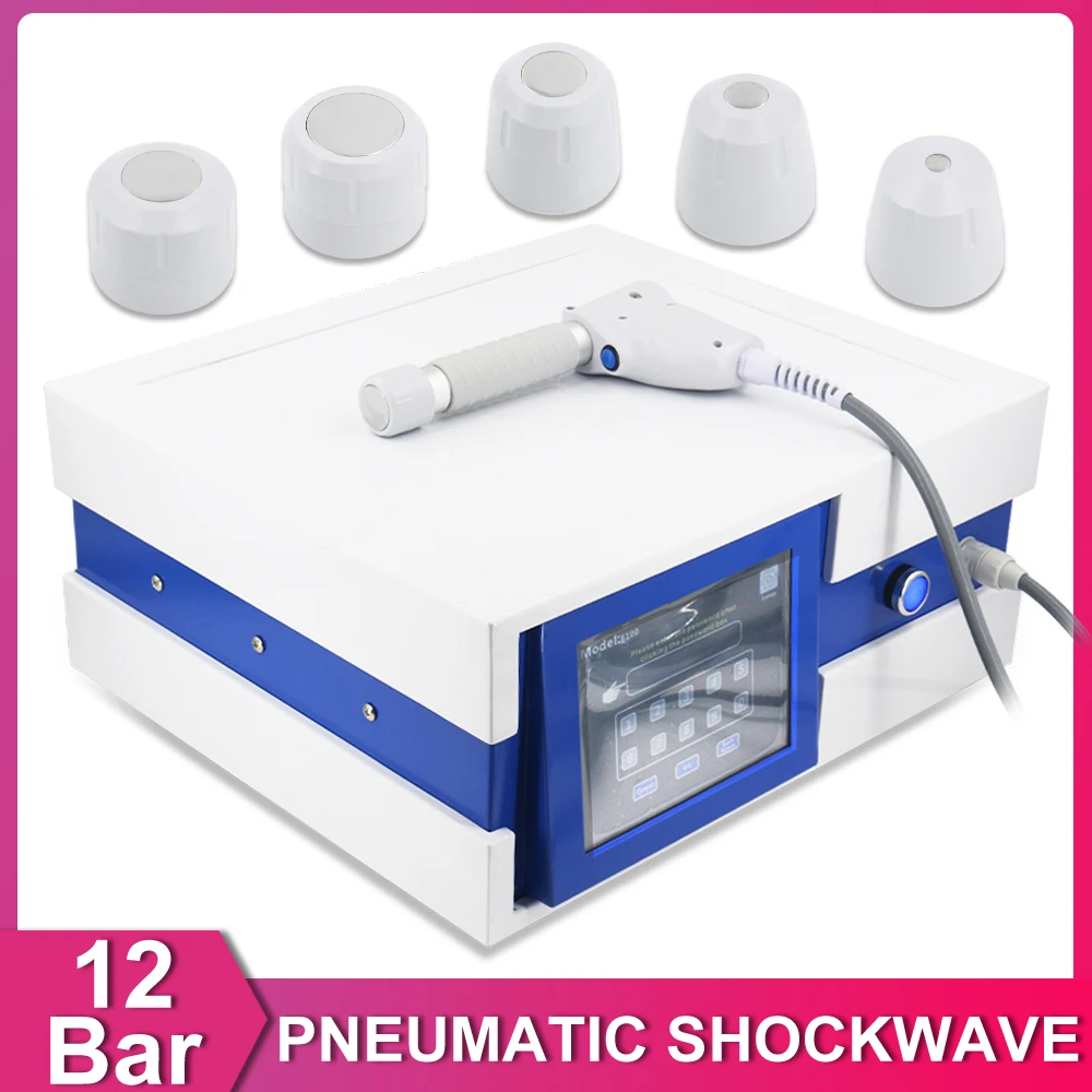 

New Pneumatic Shockwave Therapy Machine Body Back Massager Shock Wave Relax Vibrator Relieve Muscle Pain Health Care