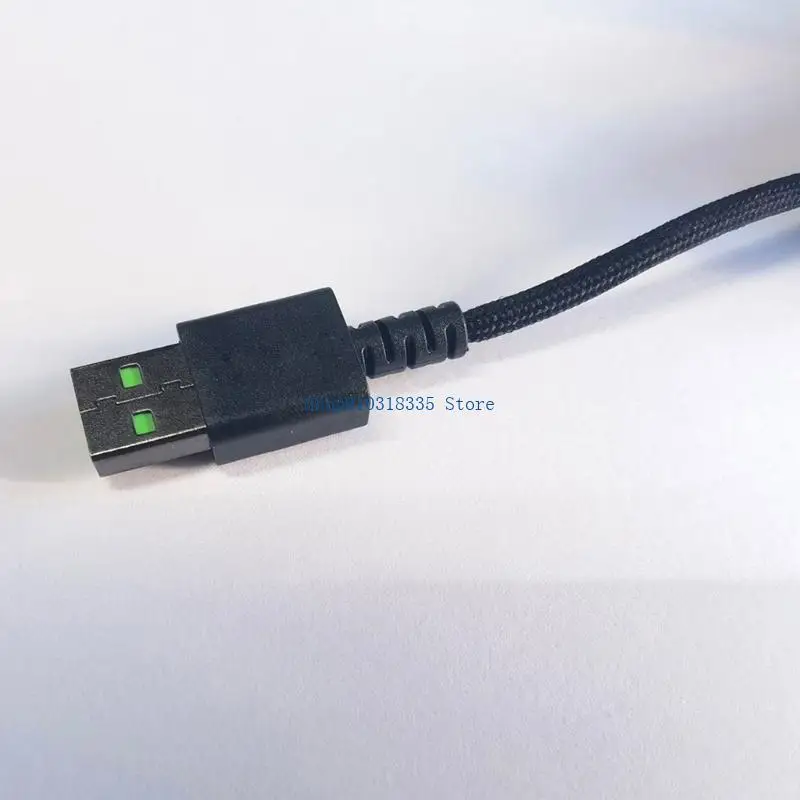 USB Mouse Line, USB Mouse Cable Black Wire Replacement Repair Part for ViperMini Game Mouse