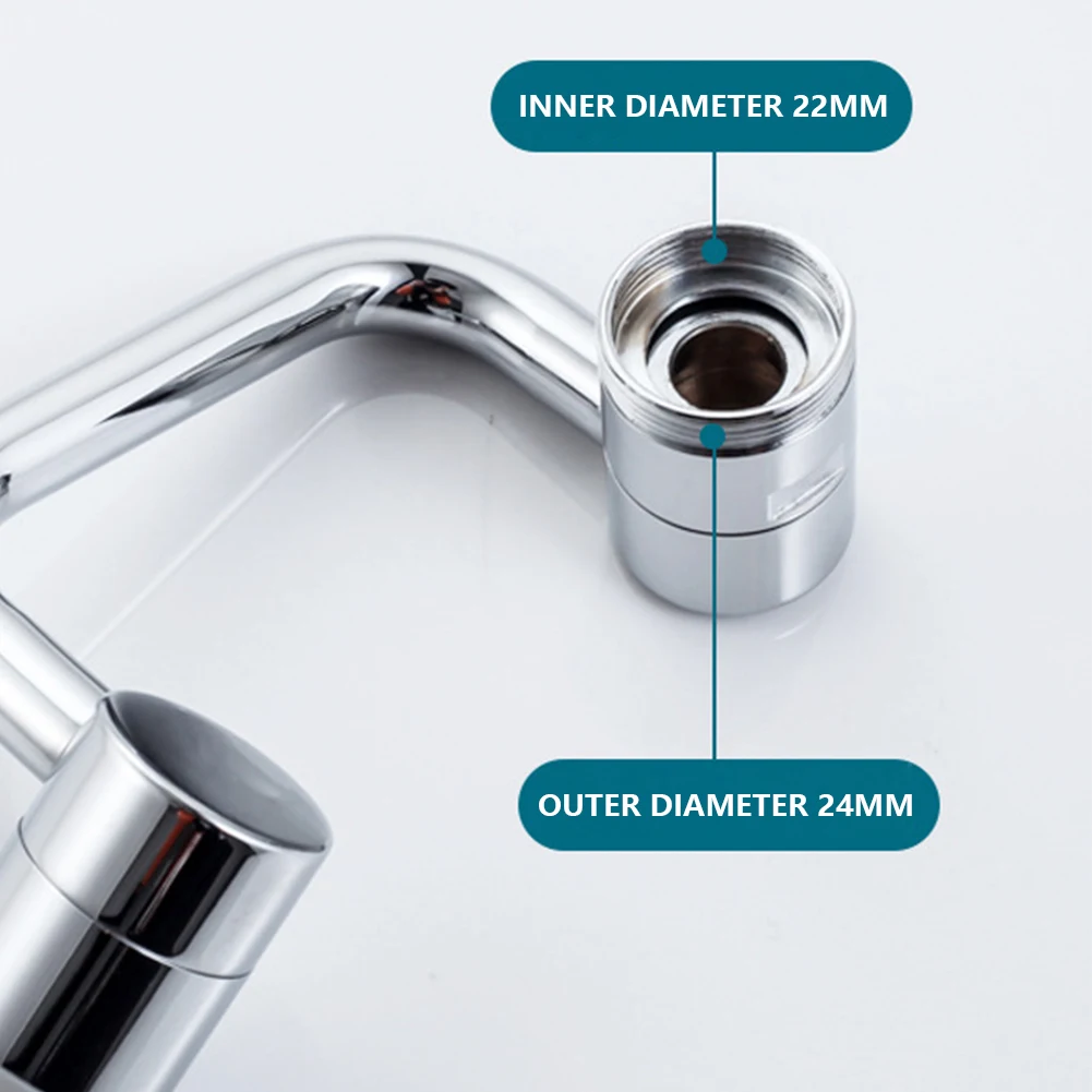 1080 Roterende Universele Filterverlenging Draaibare Kraanverlenger Kraan-Extender 2-Modus Spatfilterverlenging Multifunctioneel