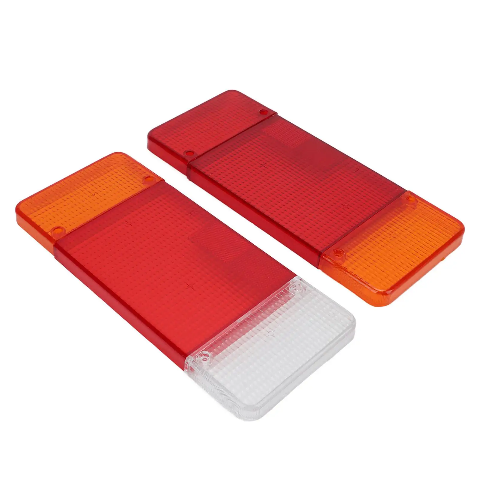 

Truck Rear Light Lens Left Right Durable Red Orange for White Truck Tail Light Lens Cover for replacing