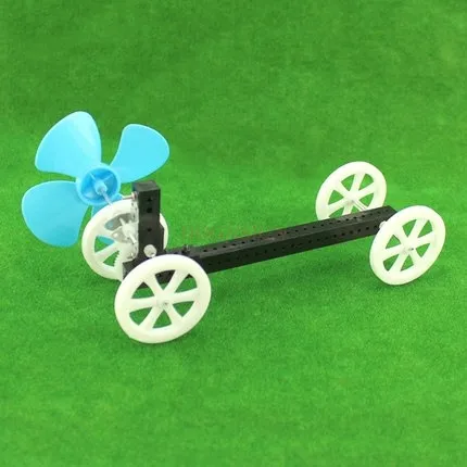 physical experiment equipment Side wind trolley DIY wind experiment model toy student wind trolley wind energy small production