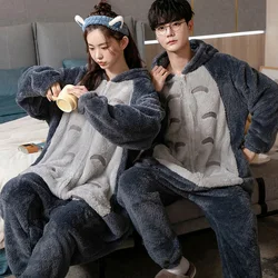 Fleece Cartoon Onesies für Erwachsene einteilige Pyjama Nachtwäsche Dessous Halloween Cosplay Kostüm Nachthemd Kigurumi flauschigen Pyjama