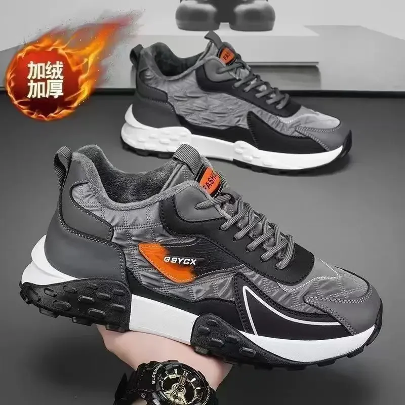 Men Luxury Sneakers Running Shoes for Men 2024 Winter New Casual Sneaker Men Fashion Chunky Sneakers Shoes Male Designer Shoes