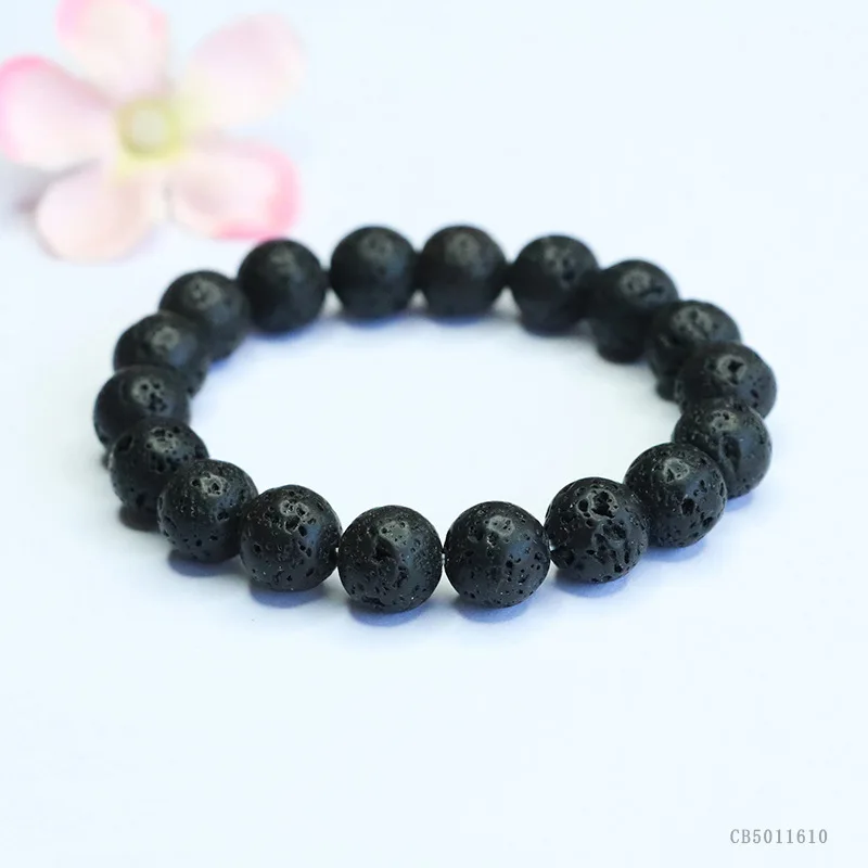 Juantong Lava Volcanic Stone Bracelet Basalt Stone Bracelet S5011610