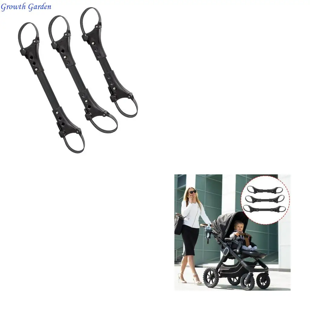

1 Set Twin Strollers Attachment Adapter Quick Setsup Pram Connectors E65D
