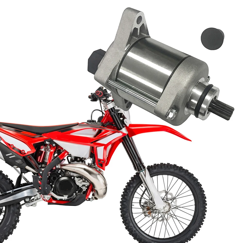 1x Short Shaft/Long Shaft Motorcycle Electric Starter Motor For Beta 250 300 RR 2 Stroke Enduro 2013-2023 026070118000