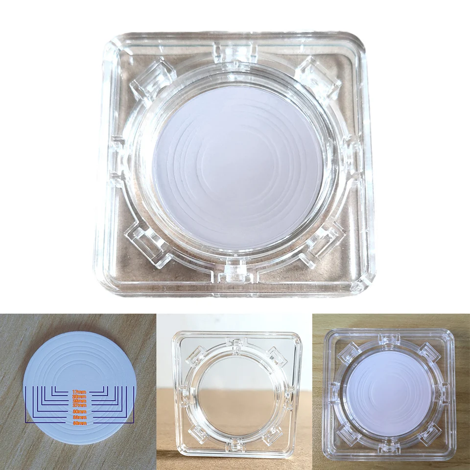Caja Protectora Acrílica Para Monedas – Estuche Transparente Individual Con Ajuste Preciso, Ideal Para Coleccionistas Y Guardar Monedas Conmemorativas