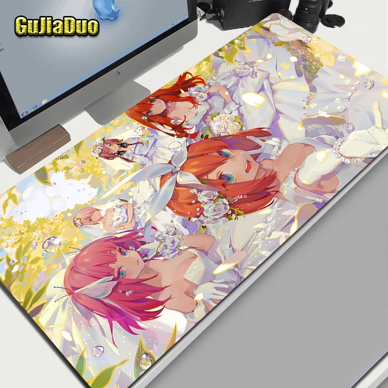 

80x40 Lovely Anime Girls Mouse Pad for Gamer Computer Keyboard Speed Play Mat Gaming Hoom Accessories Kawaii Mange Mousepad Rug