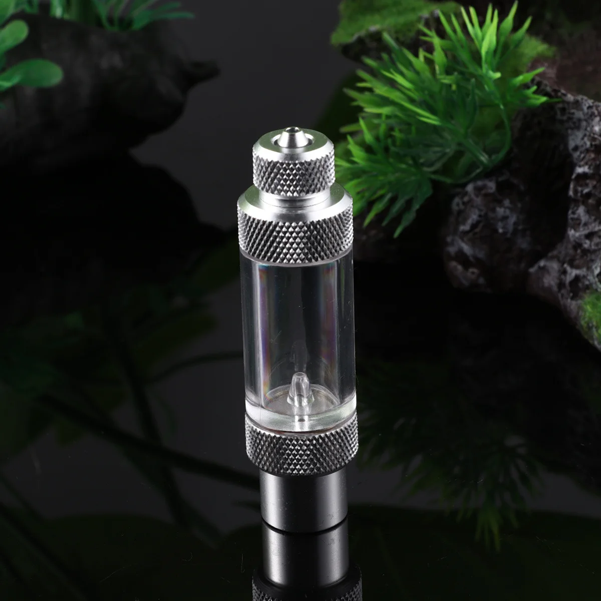 

Co2 Bubble Counter For Aquarium Silver Aluminum Non-Return Check Valve Carbon Dioxide Measurement Device Bubble Counting