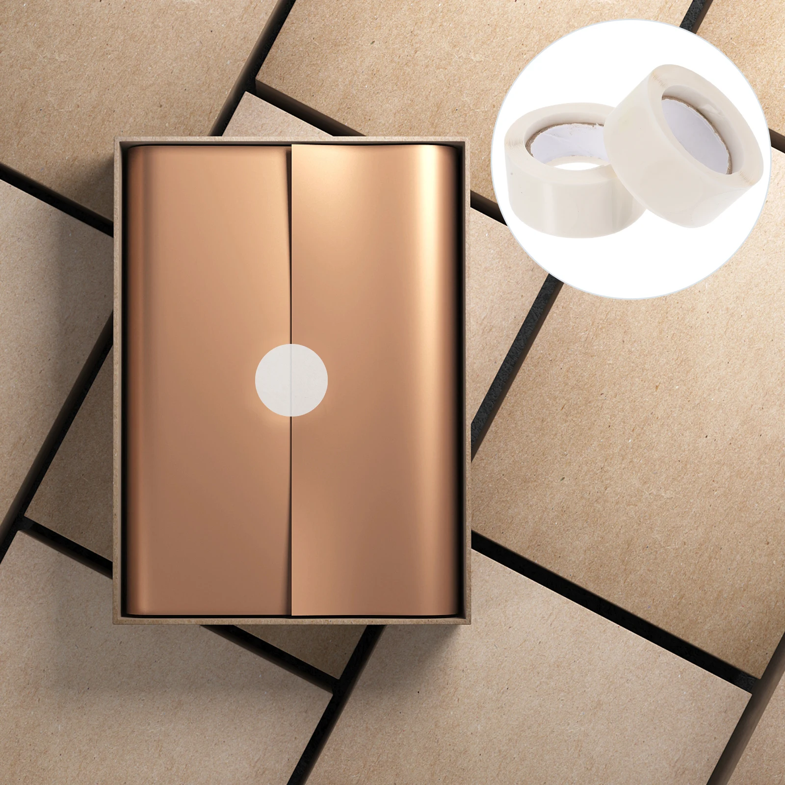 

1000pcs Sealing Stickers Transparent Round Gift Wrapping 30mm Size Self Adhesive Packaging Labels Party Favor Decorative