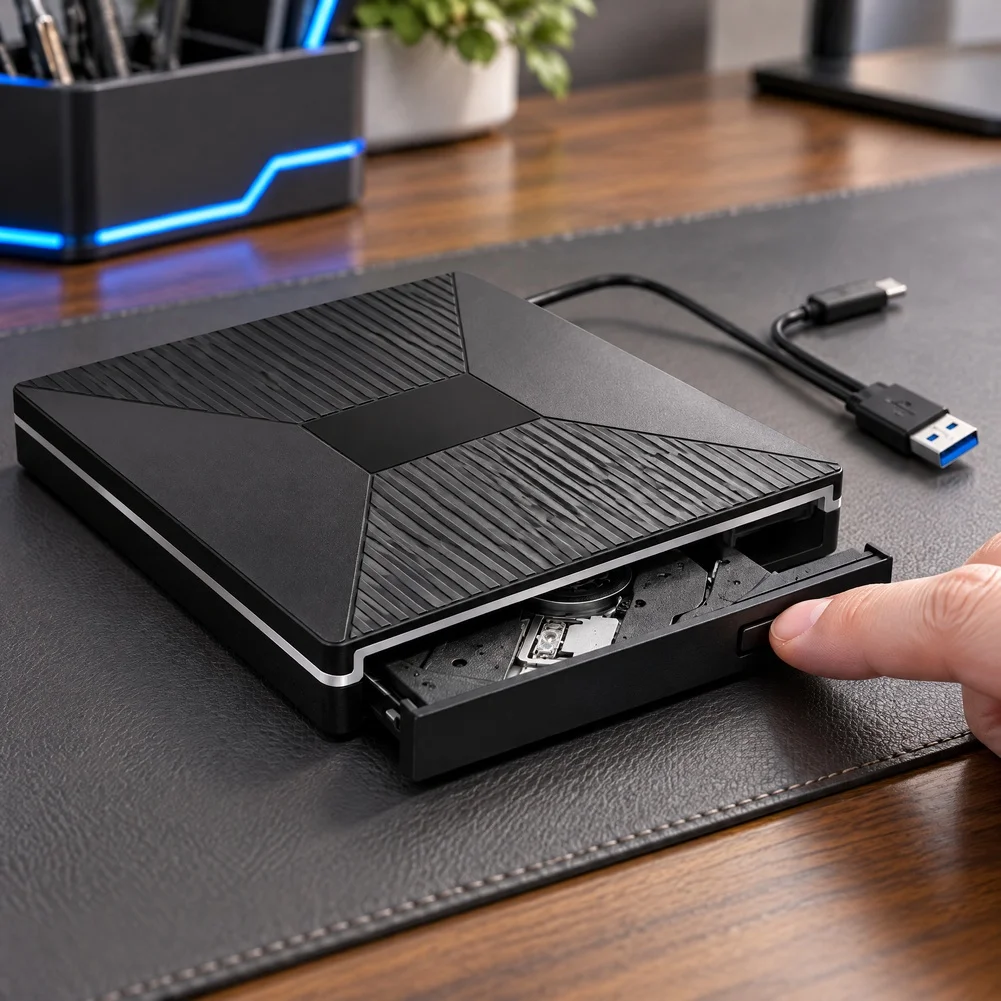 External CD/DVD Drive For Laptops With 3.0 And For CD Player Reader Writer Recorder For Desktop PC Replace Accessory