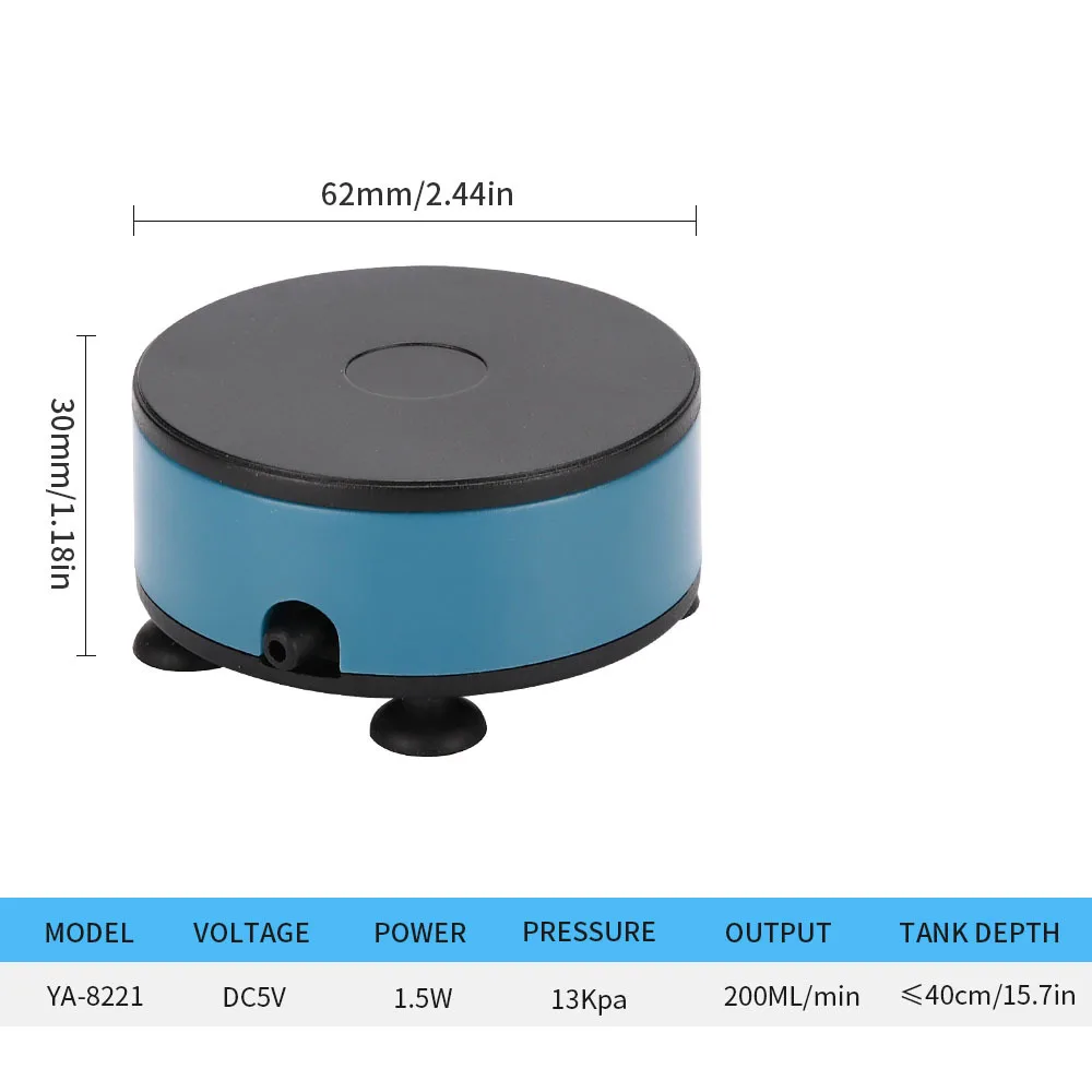 NONE Mini Aquarium USB Air Pump 4