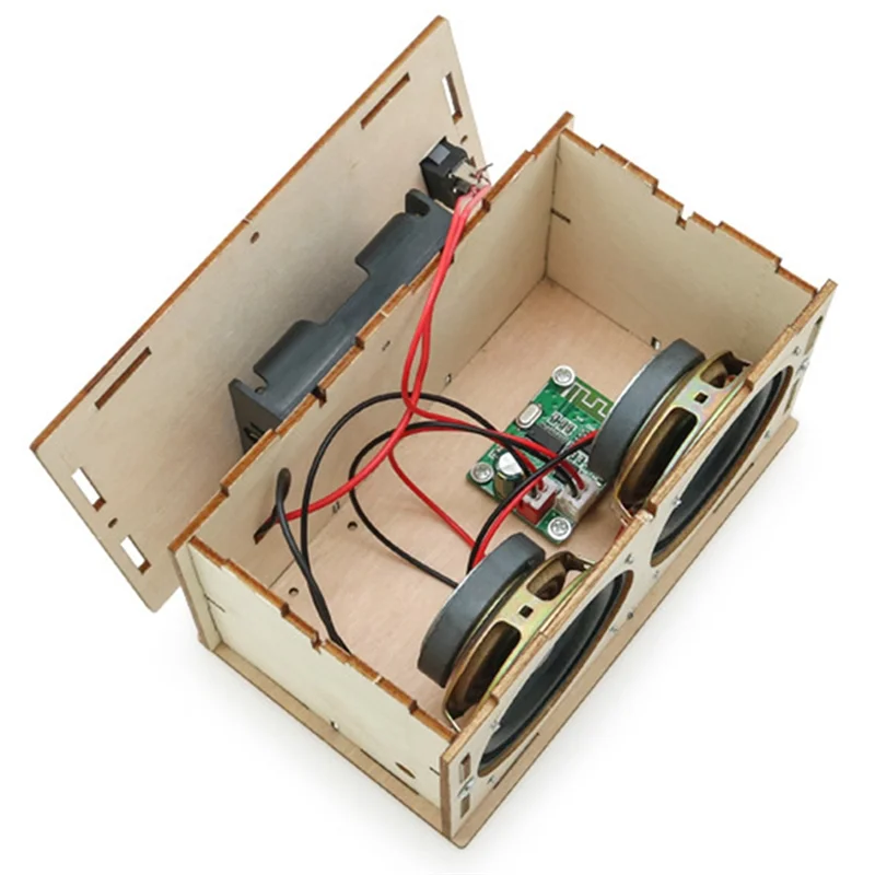 DIY Bluetooth Speaker Box Kit Electronic Sound Amplifier Builds Your Own Portable Wood Case Bluetooth Speaker Sound