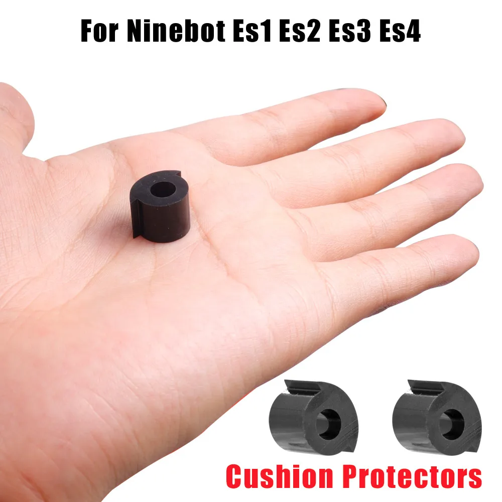 2PC Folding Cushion Protector Charging Port Contains Silica Gel For Ninebot Es1 Es2 Es3 Es4 Electric Scooter Rubber parts