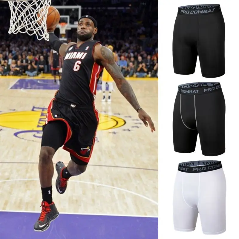 

American Sle Baskeall Tight Pants Men's Fitn Running orts Qui Dry Base Layer Athletic Training orts