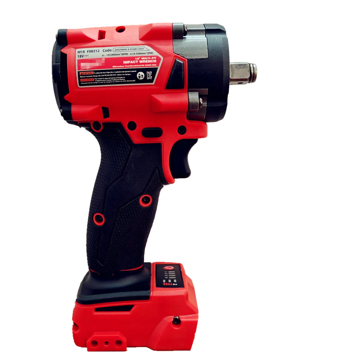 Brushless Impact Wrench, Cordless Driver, Reparação Automóvel, Chave de Fenda Elétrica, Ferramentas Elétricas para Milwaukee 18V Bateria, 4