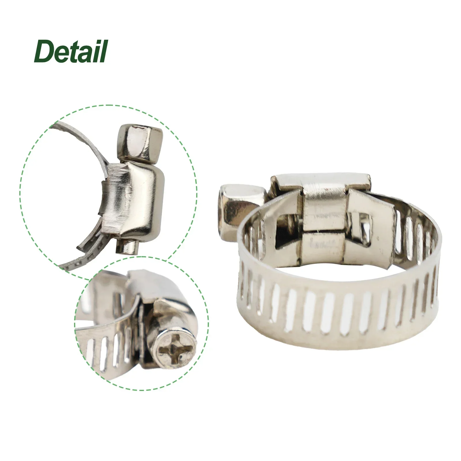 

Worm Clips 20Pcs Fuel Line Replacement Stainless Steel Accessories Clamps Drive Hose Hoses 1 2 -3 4 Adjustable