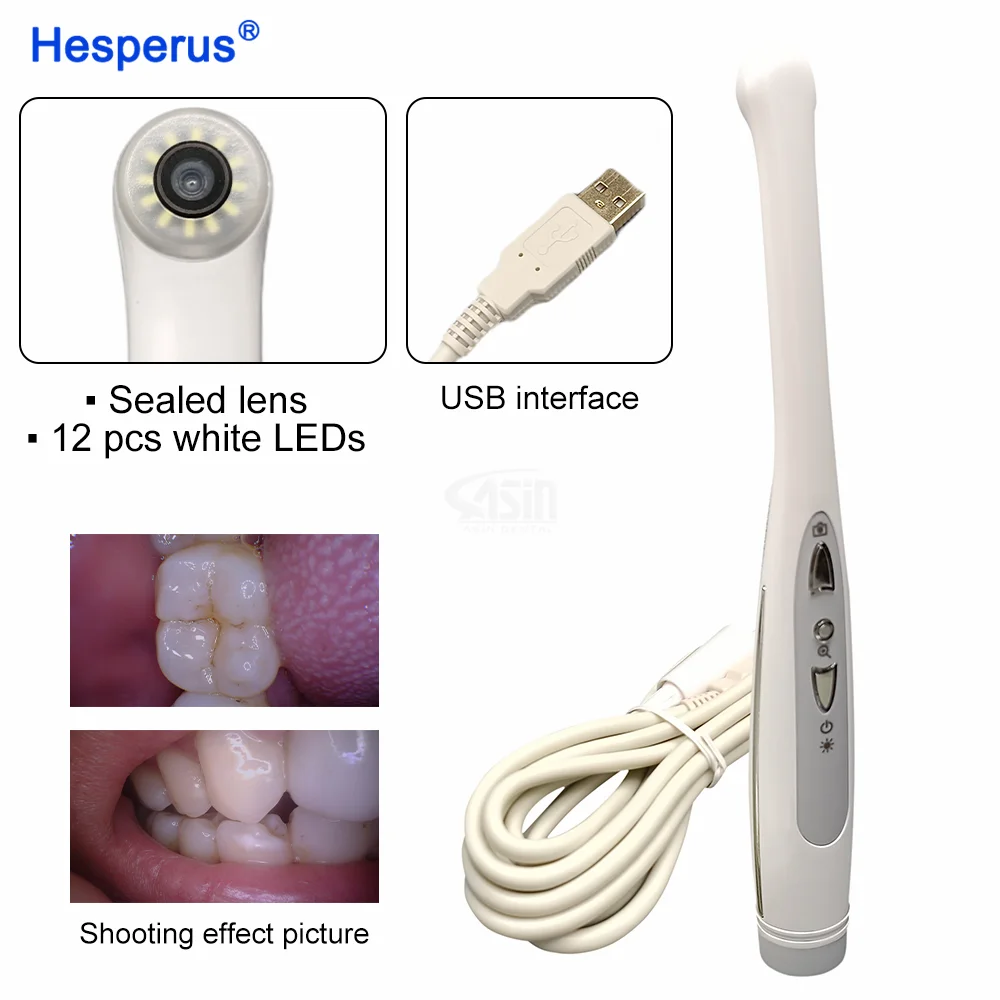 High quality 1080P USB Intraoral Den tal Endoscope cam era Real-time Intra Oral cam era den tistry Tooth