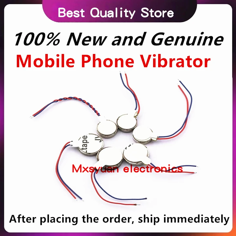 10PCS Mobile phone vibrator motor 1220 12*20MM 1227 12*27MM 1230 12*30MM 1320 13* 20MM DC 3V motor flat motor with wire micro