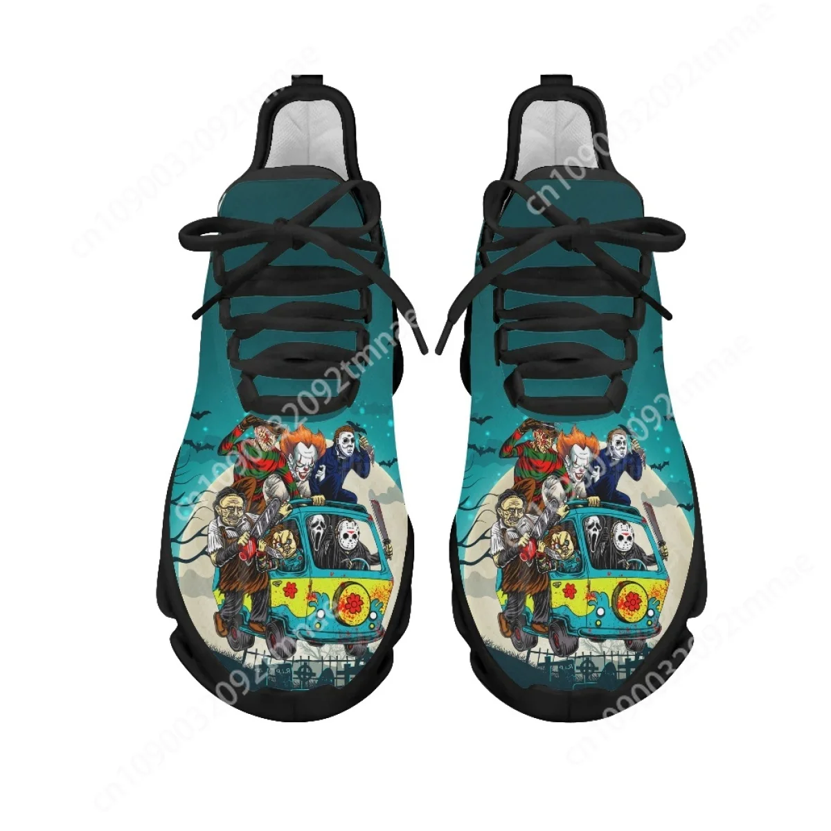 Custom 2023 Unisex Sneakers Horror Movie Character Jason / Michael Myers / Freddy Krueger / Chuck Shoes Outdoor Footwear