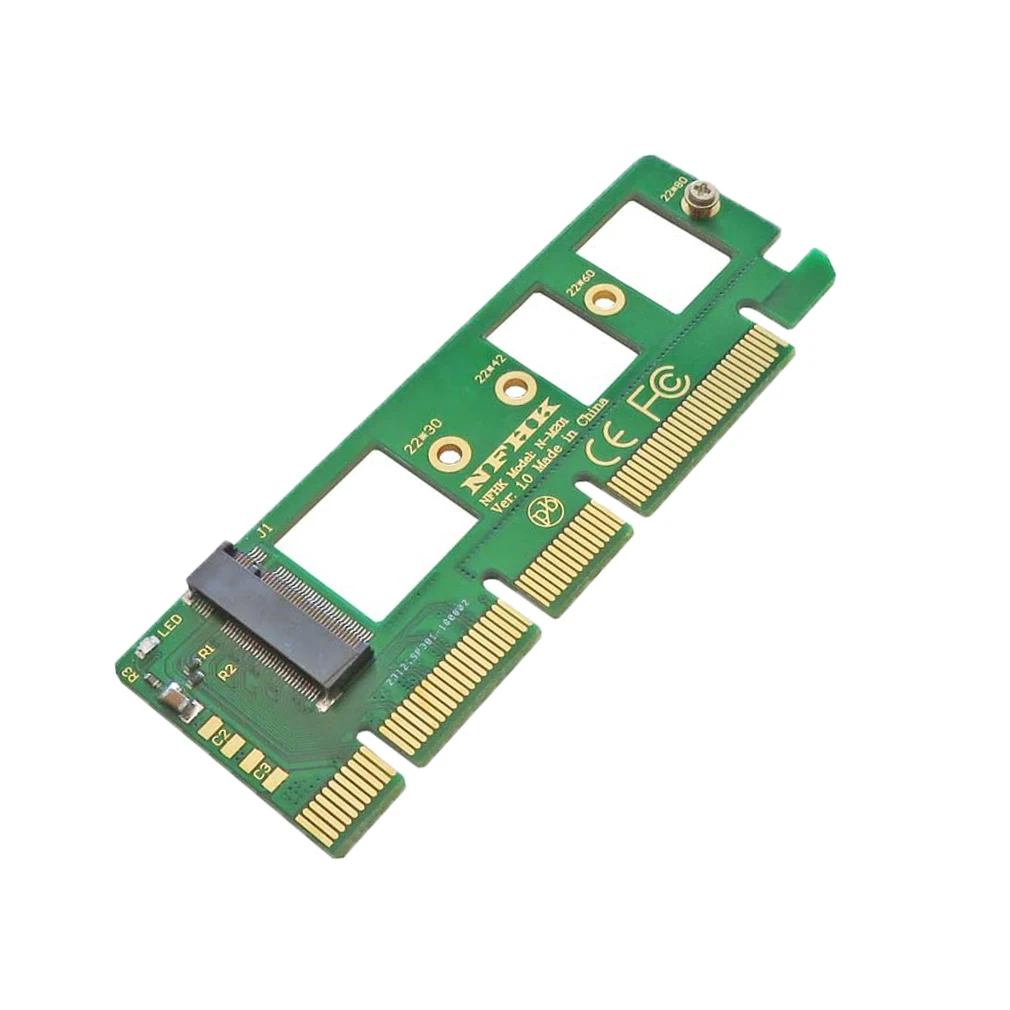 NVMe M.2 NGFF SSD ถึง PCIe X4 อะแดปเตอร์การ์ดใช้งานร่วมกับ PCIe X4 X16 - Storage Expansion Bridge