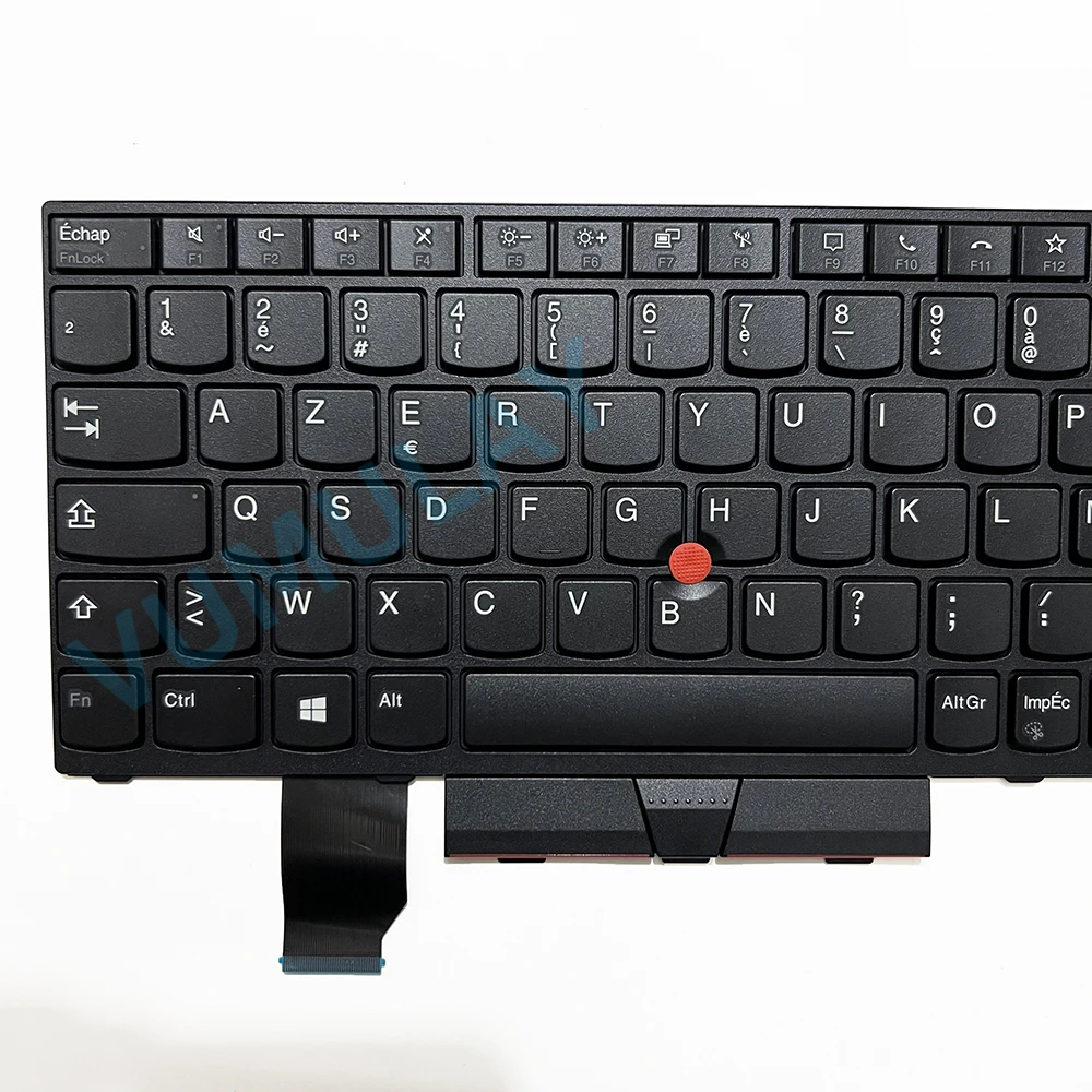 Imagem -04 - Teclado Azerty para Lenovo Thinkpad L15 Gen 20u3 20u4 20u7 20u8l15 Gen 20x3t15p Gen Gen 2p15v Gen sem Retroiluminação Francês 5n20x22916 5n20w68191 Sg-a15002fa Sn5396