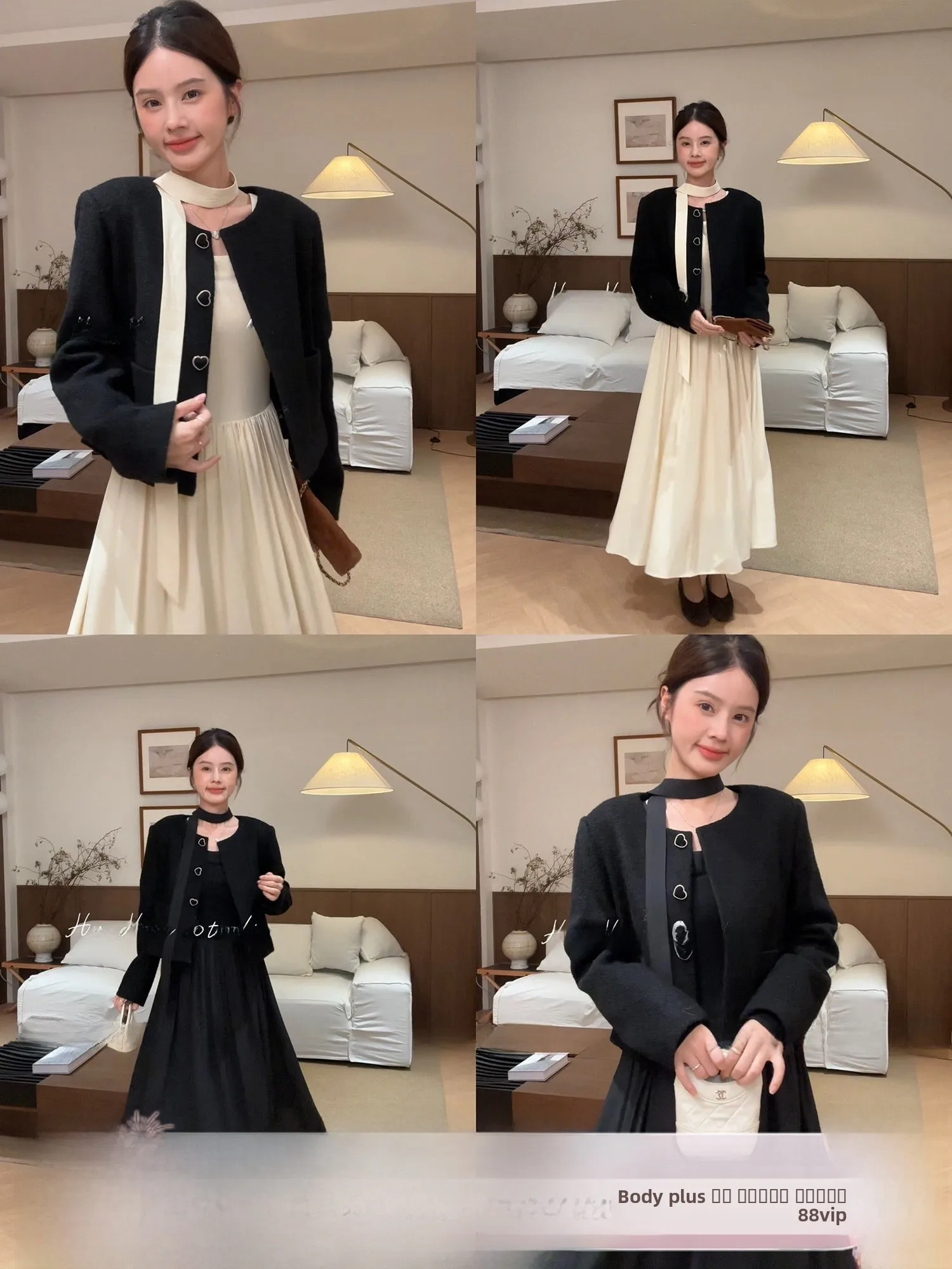 

Koko Miss Simple round Ne ort Woolen Coat Single Button Small Fraance Sle Korean Loose Fit Warmth Women's Jaet