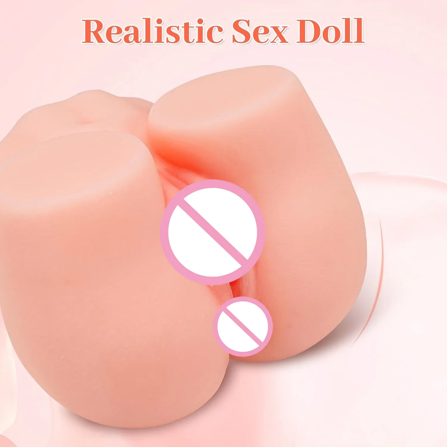 

11LB Male Masturbator Sex Doll - Realistic Large Ass & Vagina 2 in 1 Lifelike Sex Toy for Intense Male Pleasure & Masturbation