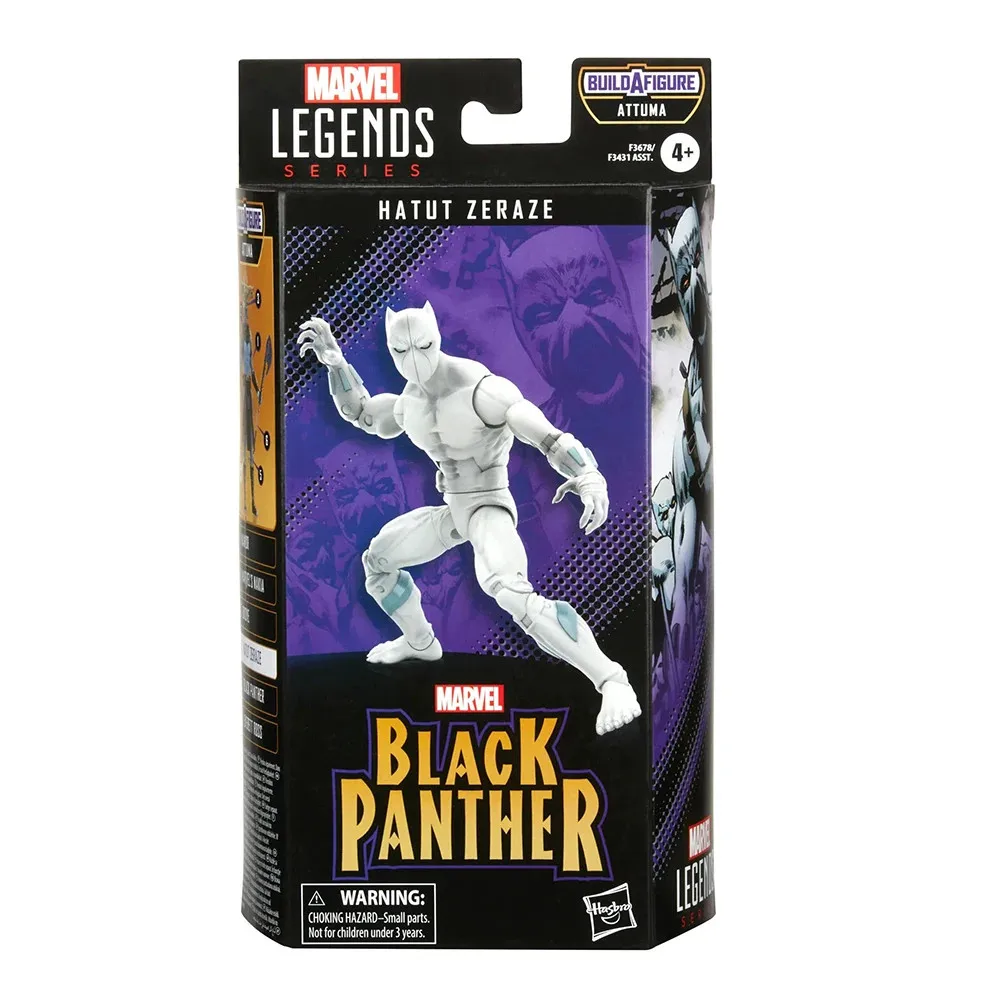 W magazynie Marvel Legends ATTUMA Series Black Panther Hatut Zeraze (bez montażu BAF) Kolekcja akcji Figurka filmowa Model Zabawki