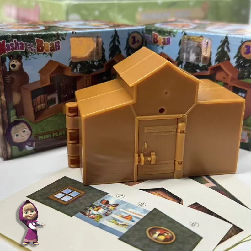 Martha y oso decoración de la casa juguete Mini casa serie DIY decoración casa infantil y muebles de oso juego de juguetes