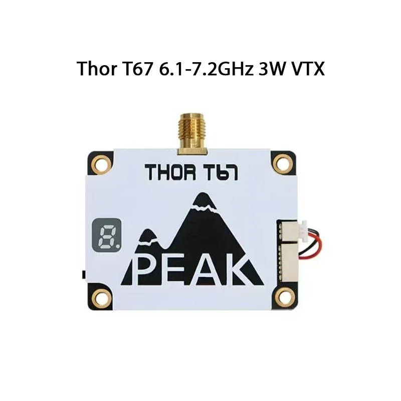 AvaCoreThor T67 6.1-7.2GHz 3W High Power FPV Video Transmitter