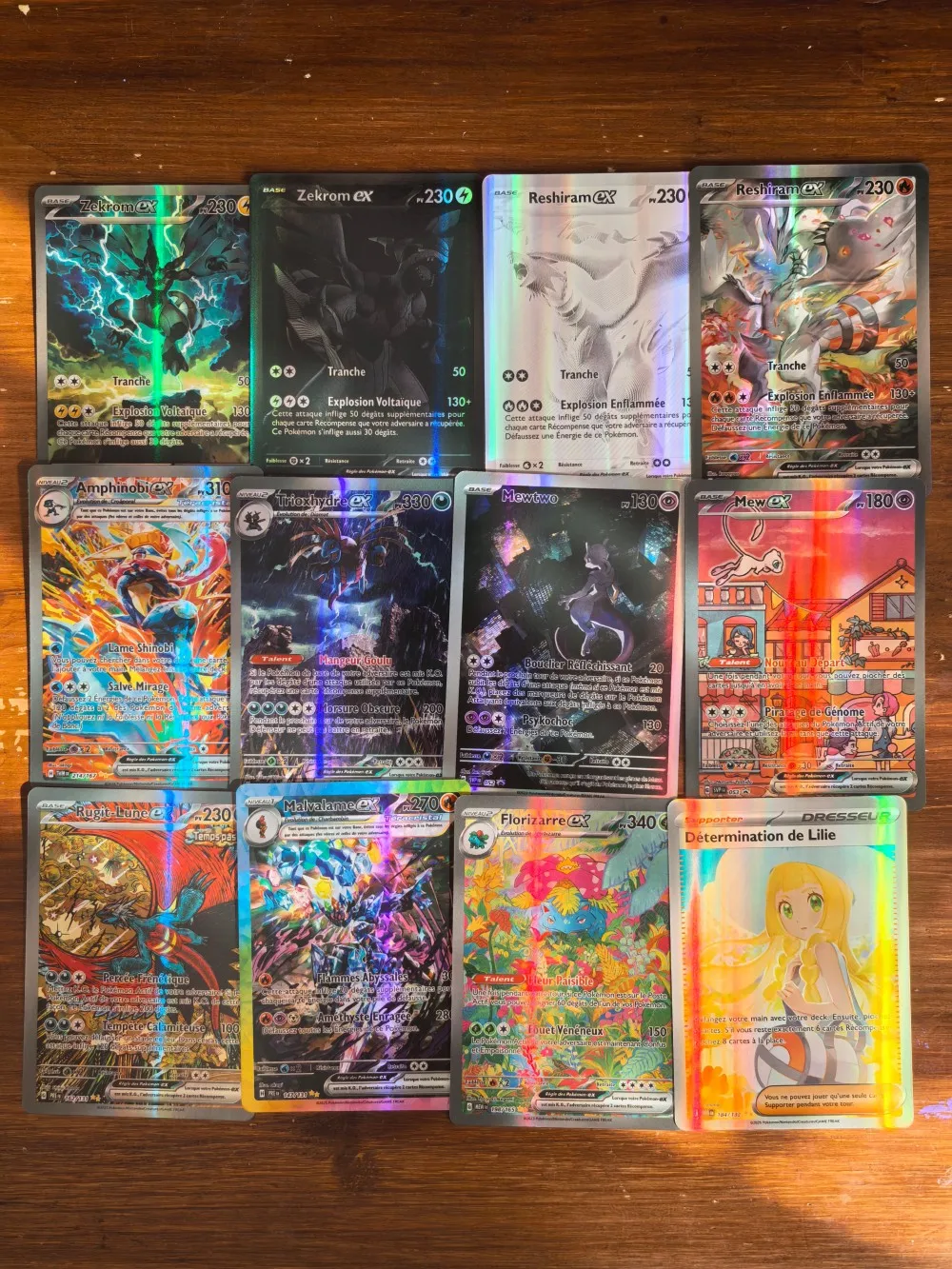 180 قطعة بطاقات البوكيمون اللامعة PTCG بالرسائل الفرنسية Charizard Arceus Vstar Vmax GX MEGA للأطفال هدية لعبة جمع بطاقة قوس قزح #3