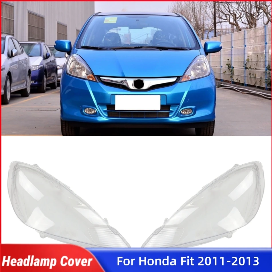 

Для Honda Fit 2011 2012 2013, запасные части для салона автомобиля, корпус передней фары, стеклянный корпус лампы