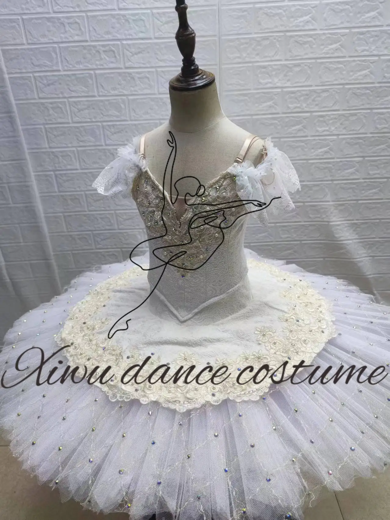 زي باليه احترافي عالي الجودة بحجم مخصص لأداء الباليه فستان باليه للمنافسة الراقية