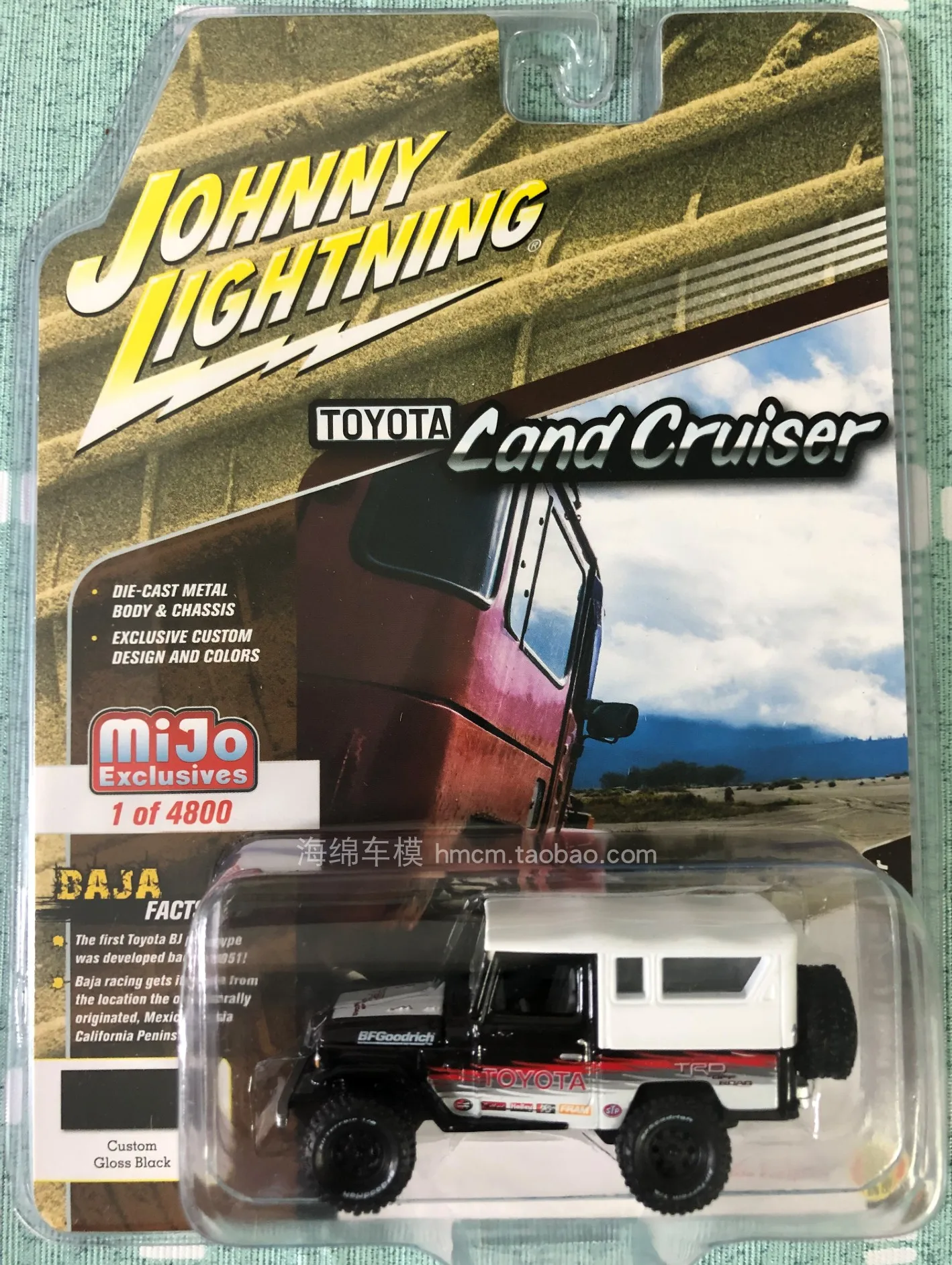 

Johnny Lightning 1/64 Toyota Land Cruiser Collection of die-cast alloy car decoration model toys