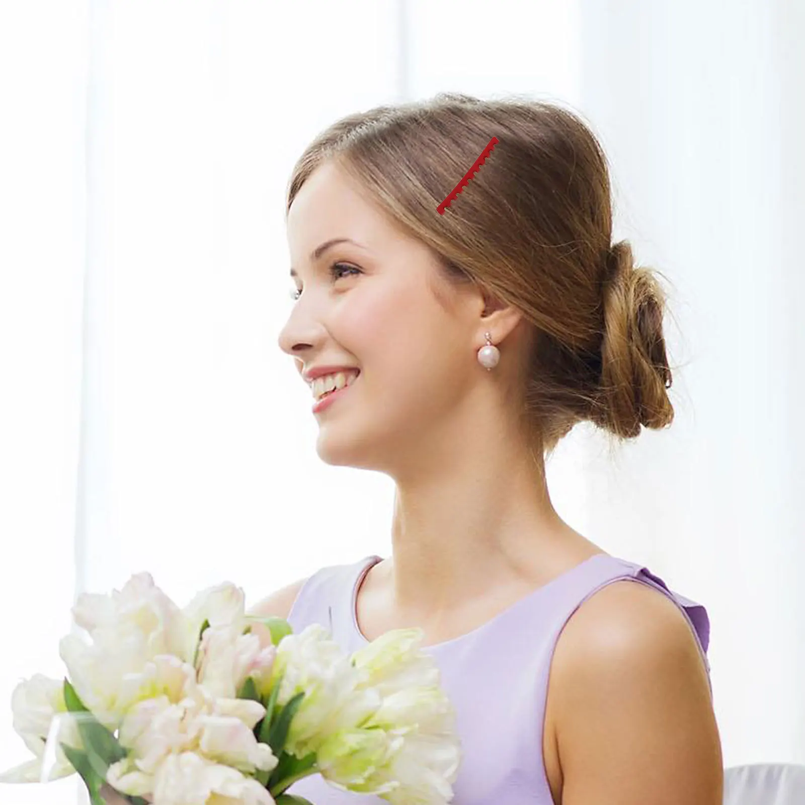 

6Pcs Stylish Hair Combs Alloy Hairpins Durable Hair Clips for Women Girls Wedding Birthday Party Insert Comb Female Headwear