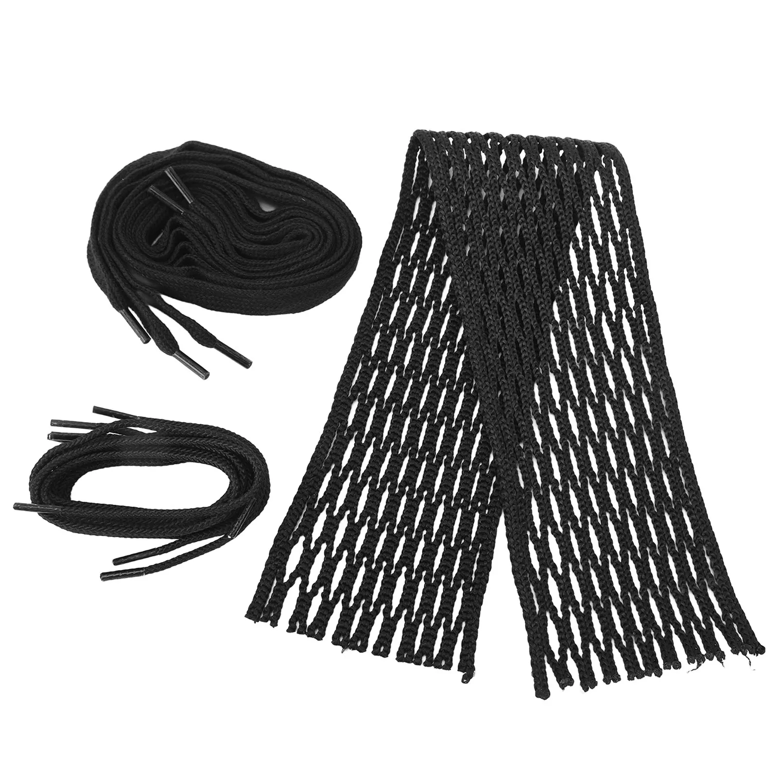 

Сетчатая веревка Черная нейлоновая износостойкая сетчатая тканая веревка для аксессуаров Тканая веревка из сетчатой ткани