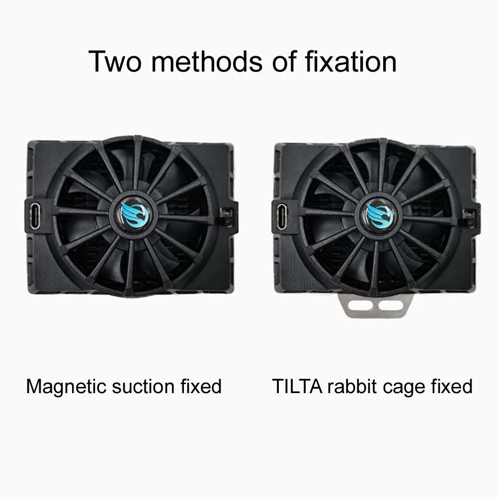 R5/R6 Camera Radiator Cooling System Heat Sink Iron Head Rabbit Cage Extended 4K Recording Kit Semiconductor Cooling Plate