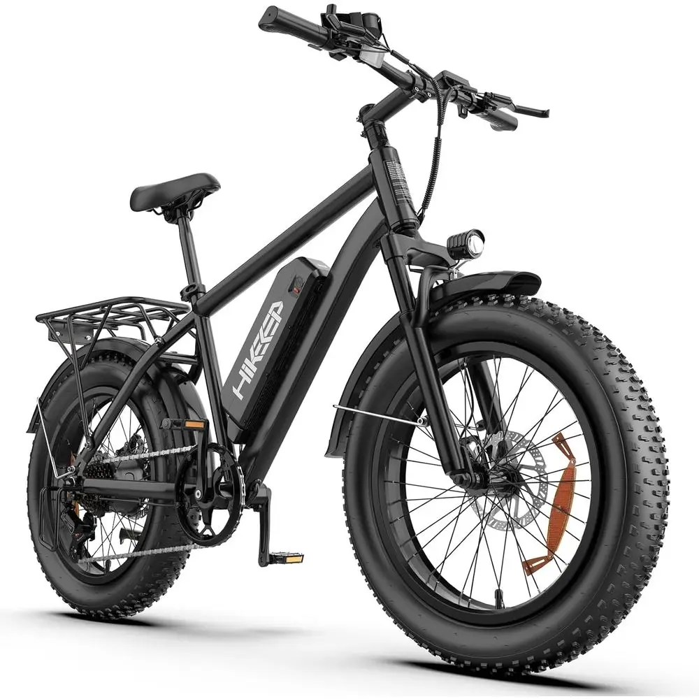 

26 Adult Electric Bike: 48V 7.8AH-25AH Battery, 20-40MPH, Full Suspension, LCD Display, Adjustable Seat, 330lbs Capacity
