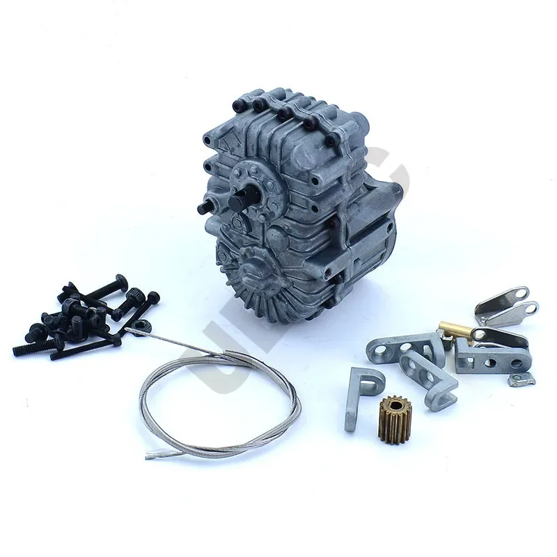 JDMODEL Metal 2-speed Gearbox 450 Planetary Gearbox for 1/14 Tamiya RC Truck for SCANIA 770S R620 VOLVO BENZ Arocs MAN TGX LESU