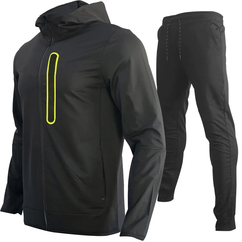 Mens Spring Autumn Sports Set Casual Hoodie Jacket Pants 2 Piece Tracksuit Versatile Streetwear Outfit Fashion Man tracksuit