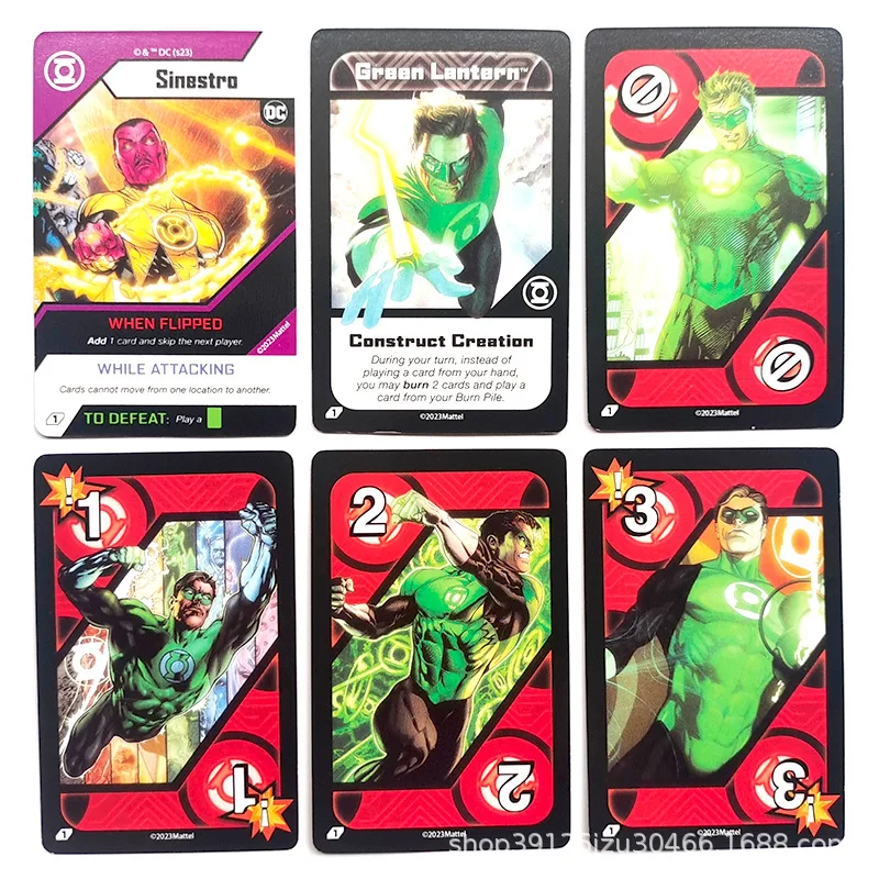 UNO Ultimate Marvel Card Game con 4 carte Foil da collezione, NO Mercy Card Game Character-mazzi a tema e regole speciali