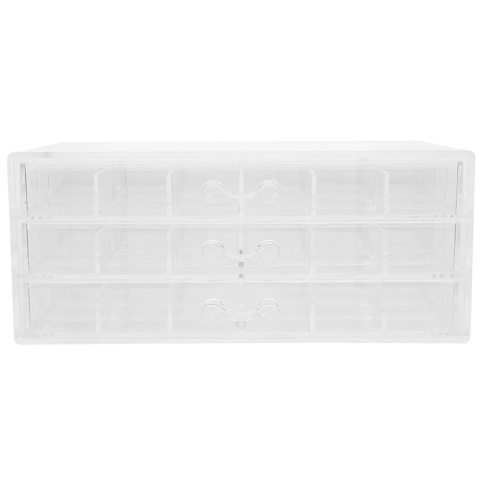 

Acrylic Jewelry Storage Box Transparent Organizer 72 Grids Large Capacity Multi Grid Design Jewelry Holder Display Stand Earring