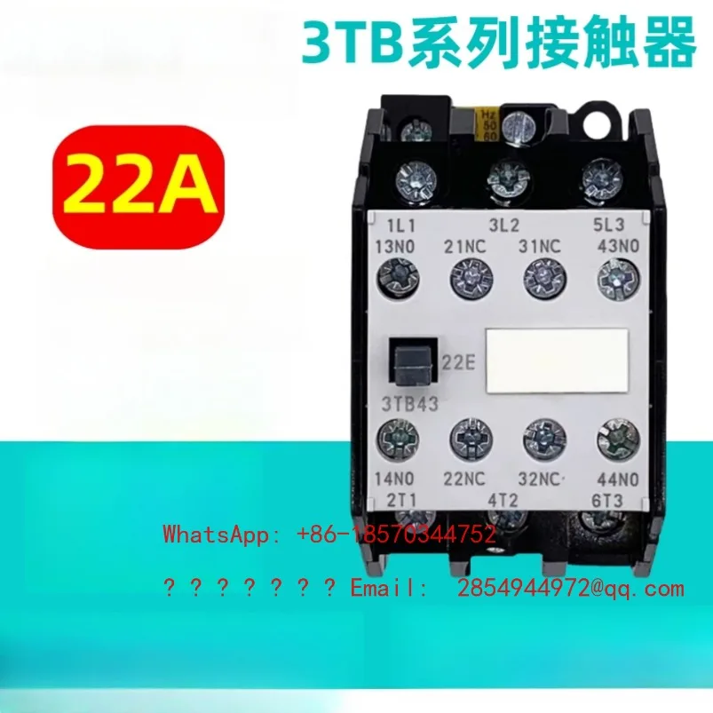 Original Genuine 3TB43 AC Contactor 3TB4322-OXMO AC220V 22A in Stock