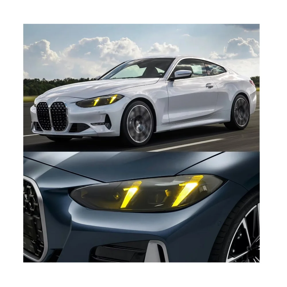 

4 Series G22 G26 G82 M4 425i 430i LED Modified Headlight DRL 2021-2024 Upgrade to M4 Style Front Lamp for