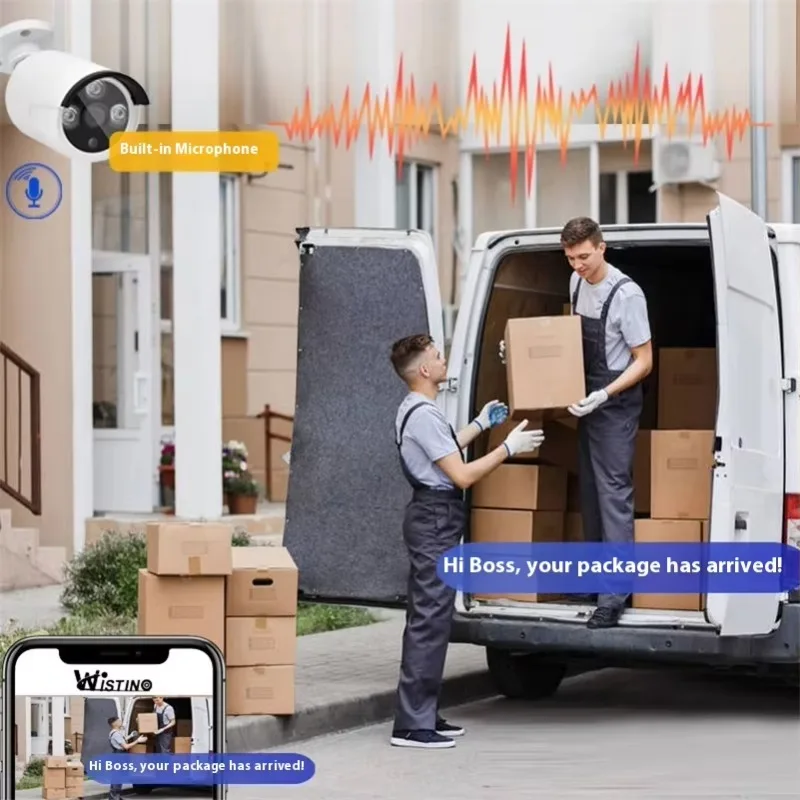 8-قناة HD مخزن رصد التوصيل والتشغيل نظام الأمن اللاسلكي 6 مليون الاستشعار كاميرا IP DVR كاميرا مراقبة لاسلكية #3