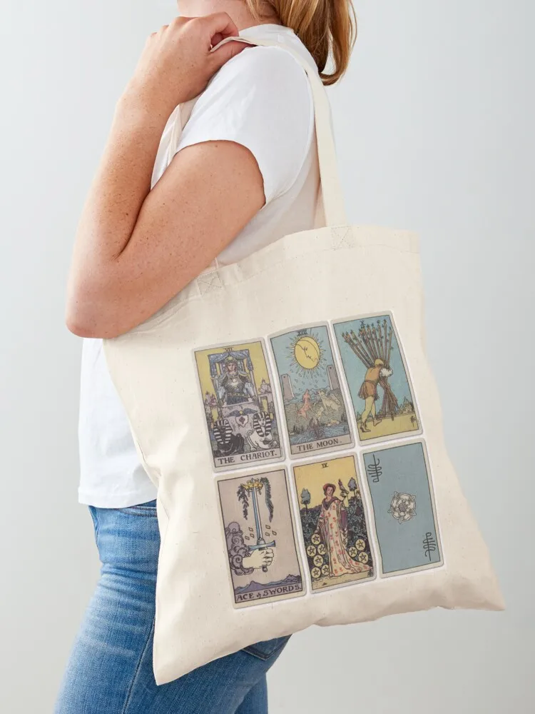

6 Tarot Card Tote Bag ecological bags Canvas stote bag the tote bag Cloth bags