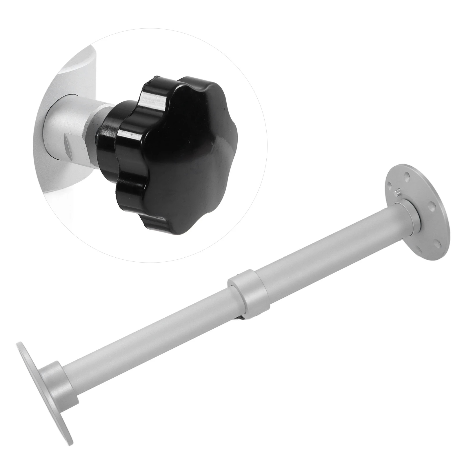 Supporto da tavolo per Camper gamba da tavolo rimovibile 445/685mm regolabile in altezza telescopica in lega di alluminio argento smerigliato per Camper Yacht Camper