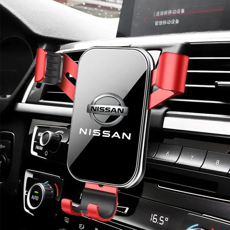 ABS Car Gravity Phone Holder Stand GPS Holder For Nissan murano Navara Qashqai x-trail Patrol NV200 note Frontier Accessories